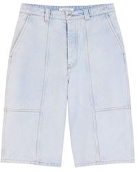 Maison Kitsuné - Maison Kitsuné Denim Bermuda Shorts - Lyst