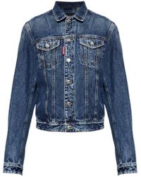 DSquared² - Mini Front Denim Jacket - Lyst