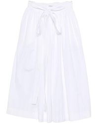 Ermanno Scervino - Tie-Waist Midi Skirt - Lyst