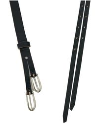 Our Legacy Studded Double Tongue Belt in Black for Men | Lyst