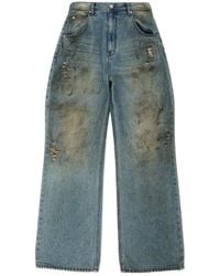 ANDERSSON BELL - Ripped Wide-Leg Jeans - Lyst
