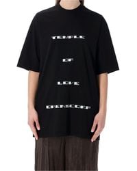 Rick Owens - Short Sleeved Crewneck T-Shirt - Lyst