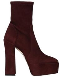 Stuart Weitzman - Suede Platform 150Mm Boots - Lyst