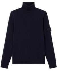 Stone Island - Logo Patch Roll-Neck Jumper - Lyst