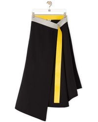 Loewe - Wrap Mid-Length Skirt - Lyst