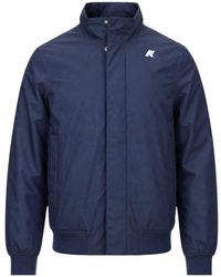 K-Way - Zip-Up High Collar Jacket - Lyst