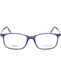 ZEGNA - Rectangular Frame Glasses - Lyst