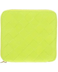 Bottega Veneta - Logo Zipper Wallet - Lyst