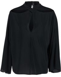 FEDERICA TOSI - Cut-Out Twisted Blouse - Lyst