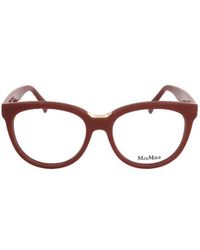 Max Mara - Round Frame Glasses - Lyst