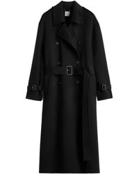 TOTEME - Totême Long-Sleeved Double-Breasted Coat - Lyst