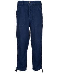 Brunello Cucinelli - Dyed Linen Straight-Leg Trousers - Lyst
