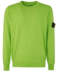 Stone Island - Compass Patch Crewneck Jumper - Lyst