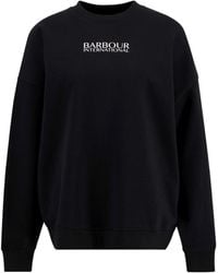 Barbour - Logo Crew Neck Sweatshirt - Lyst