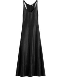 TOTEME - Sculpted Shimmering Cotton Midi Tank Dress - Lyst
