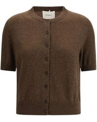 Lisa Yang - Short-Sleeve Cashmere Cardigan - Lyst