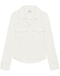 Courreges - Courrèges 2-Pocket Satin Shirt - Lyst