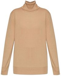 Jil Sander - High-Neck Rib-Knit Jumper - Lyst