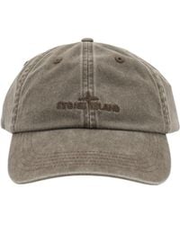 Stone Island - Curved Brim Baseball Cap - Lyst