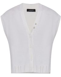 Fabiana Filippi - V-Neck Knitted Cardigan - Lyst