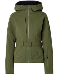 Aztech Mountain - Bella Belted Hooded Padded Down Ski Jacket - Lyst