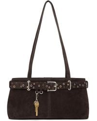 OSOI - Eyelet-Embellished Buckled Shoulder Bag - Lyst