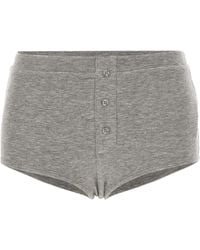 Entire studios - Limone Ribbed Booty Shorts - Lyst