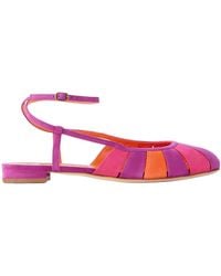 Manolo Blahnik - Suede Flats - Lyst