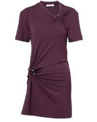 Rabanne - Cutout Cotton-Blend Jersey Minidress - Lyst