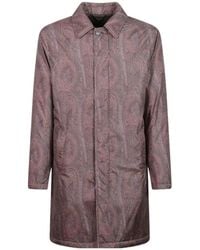 Etro - Paisley Pattern Coat - Lyst