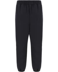 Prada - Enamel Triangle-Logo Track Pants - Lyst