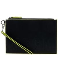 MSGM - Zippered Clutch - Lyst