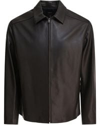 Vince - Zippered Lambskin Jacket - Lyst