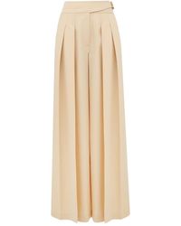 Zimmermann - Valiant Pleated Wide-Leg Pants - Lyst
