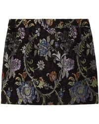 Chloé - Floral-Jacquard Mini Skirt - Lyst