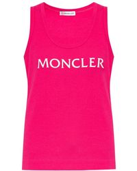 Moncler - Logo Tank Top - Lyst