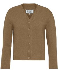 Maison Margiela - V-Neck Button-Up Cardigan - Lyst