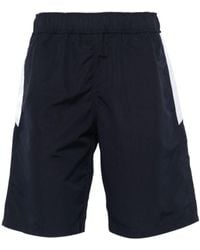 Palm Angels - Logo Printed Elastic Waist Swim Shorts - Lyst