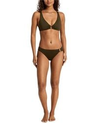 Ralph Lauren - Ring-Front Hipster Bikini Bottoms - Lyst