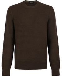 BOSS - Long Sleeve Sweater - Lyst