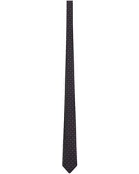 Saint Laurent - Jacquard Tapered Tie - Lyst