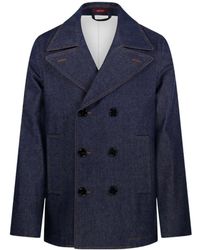 Gucci - Collared Button-Up Denim Jack - Lyst