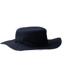 Prada - Wide-Brimmed Drill Hat - Lyst