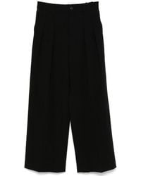Issey Miyake - Wool Gabardine Trousers - Lyst