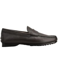 Tod's - Gommino Almond Toe Loafers - Lyst