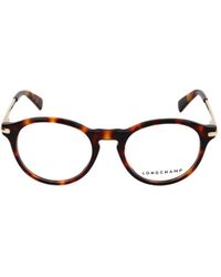 Longchamp - Oval Frame Glasses - Lyst