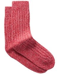 The Elder Statesman - Ribbed Cashmere Socks - Lyst