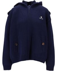 ShuShu/Tong - Logo-Embroidered Knitted Jacket - Lyst