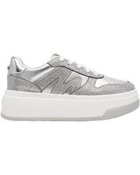 Steve Madden - Rhinestone-Embellished Platform Sneakers - Lyst