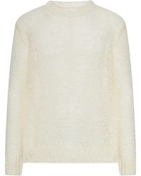 Jil Sander - Open-Knit Crewneck Jumper - Lyst